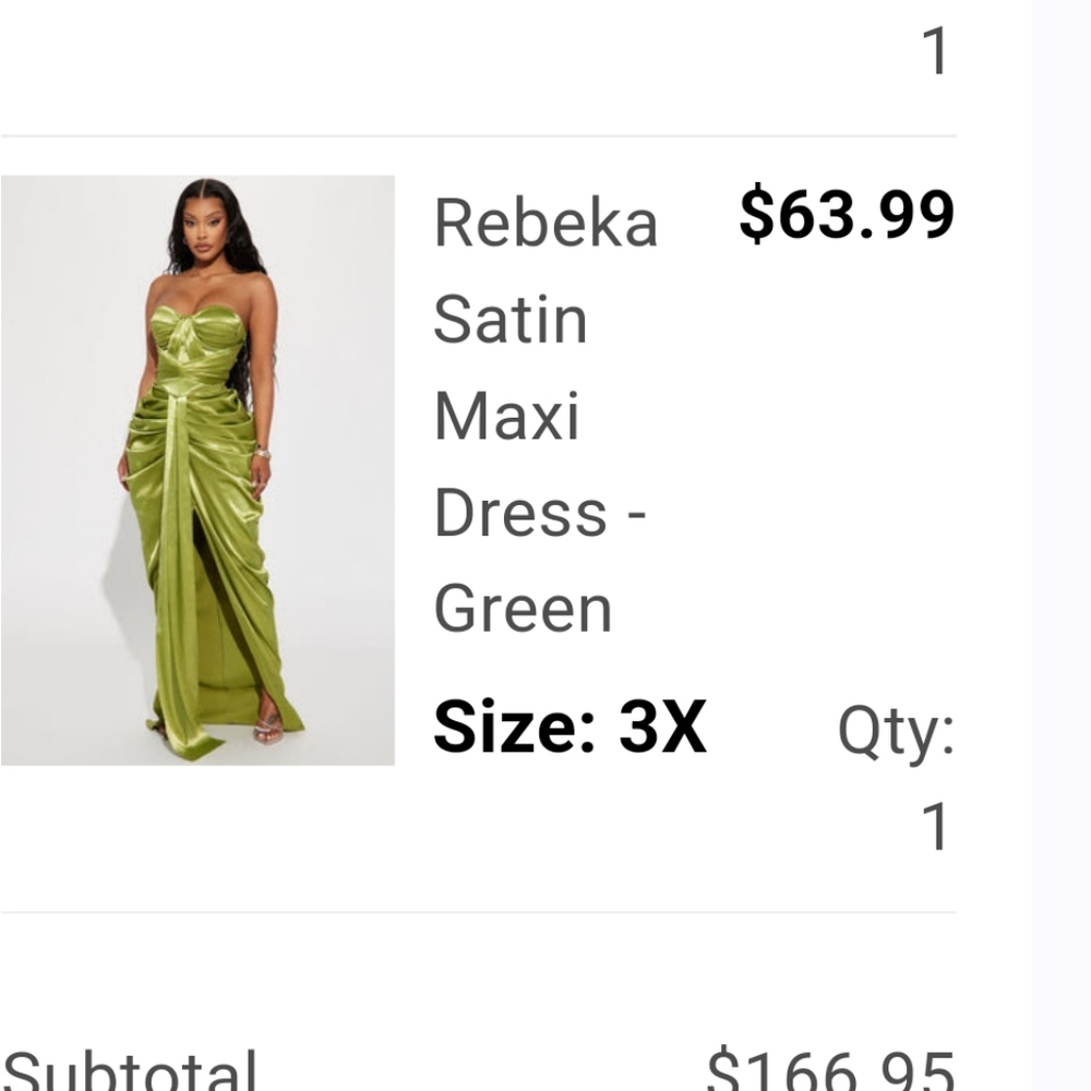 Green Elegant Dress